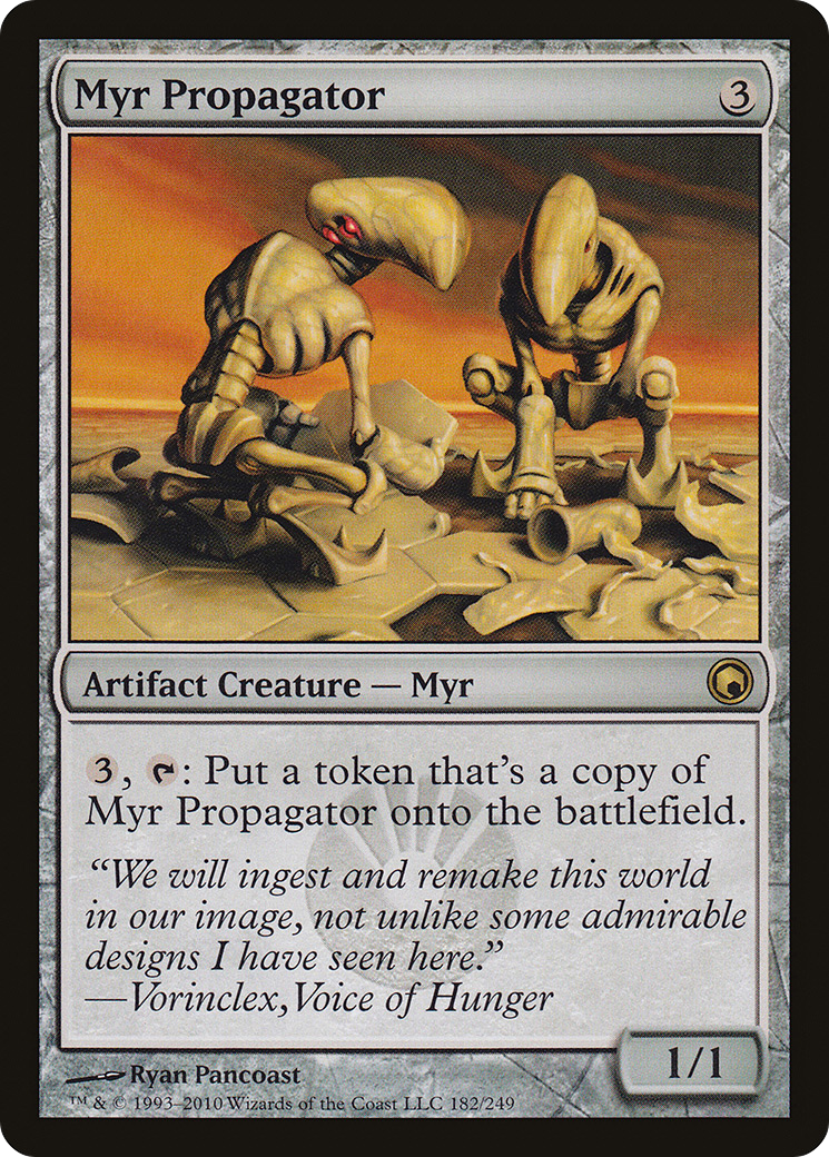 Myr Propagator (SOM-182) - Scars of Mirrodin - Premium MTG Single from Wizards of the Coast - Just $1.09! Shop now at Game Crave Tournament Store
