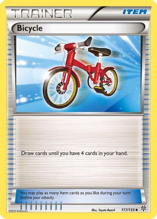 Bicycle 117/135 - Plasma Storm Reverse Holofoil - Premium Pokemon Single from Nintendo - Just $5.62! Shop now at Game Crave Tournament Store