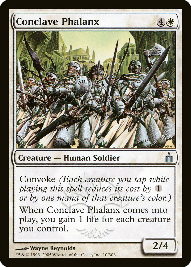 Conclave Phalanx (RAV-010) - Ravnica: City of Guilds Foil - Premium MTG Single from Wizards of the Coast - Just $0.08! Shop now at Game Crave Tournament Store