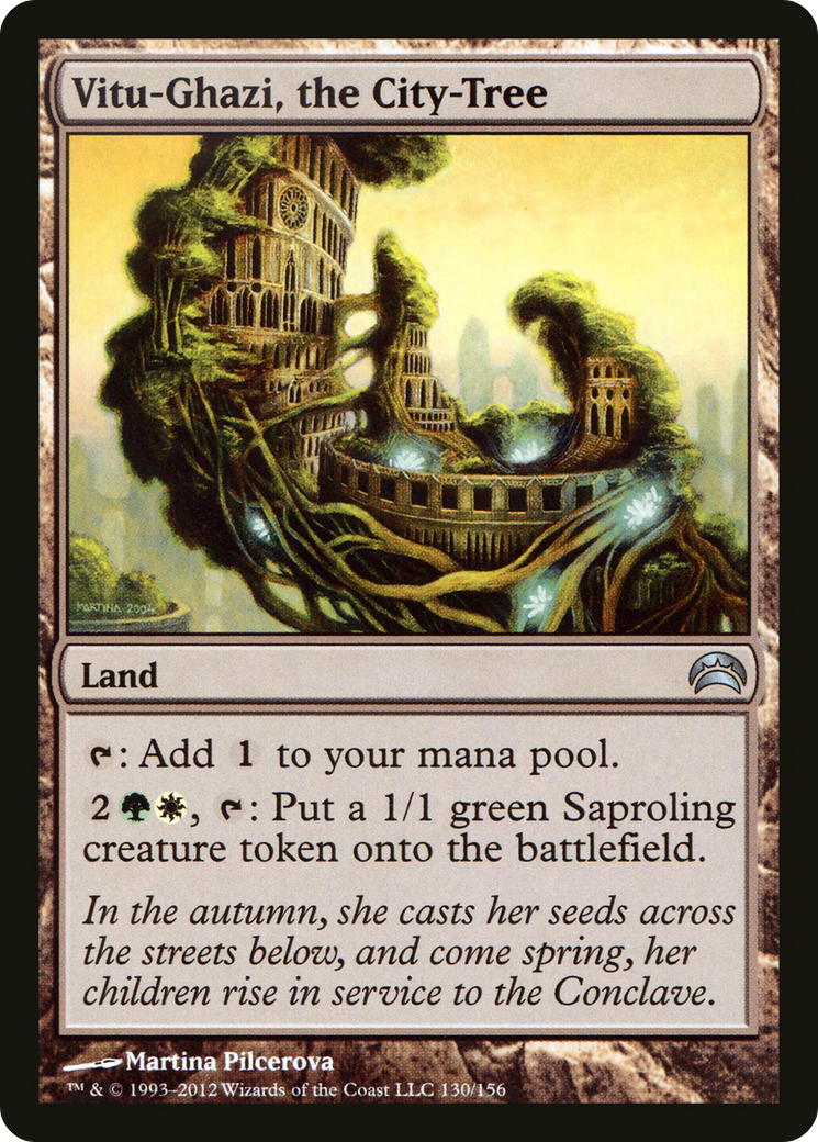 Vitu-Ghazi, the City-Tree (PC2-130) - Planechase 2012 - Premium MTG Single from Wizards of the Coast - Just $0.08! Shop now at Game Crave Tournament Store