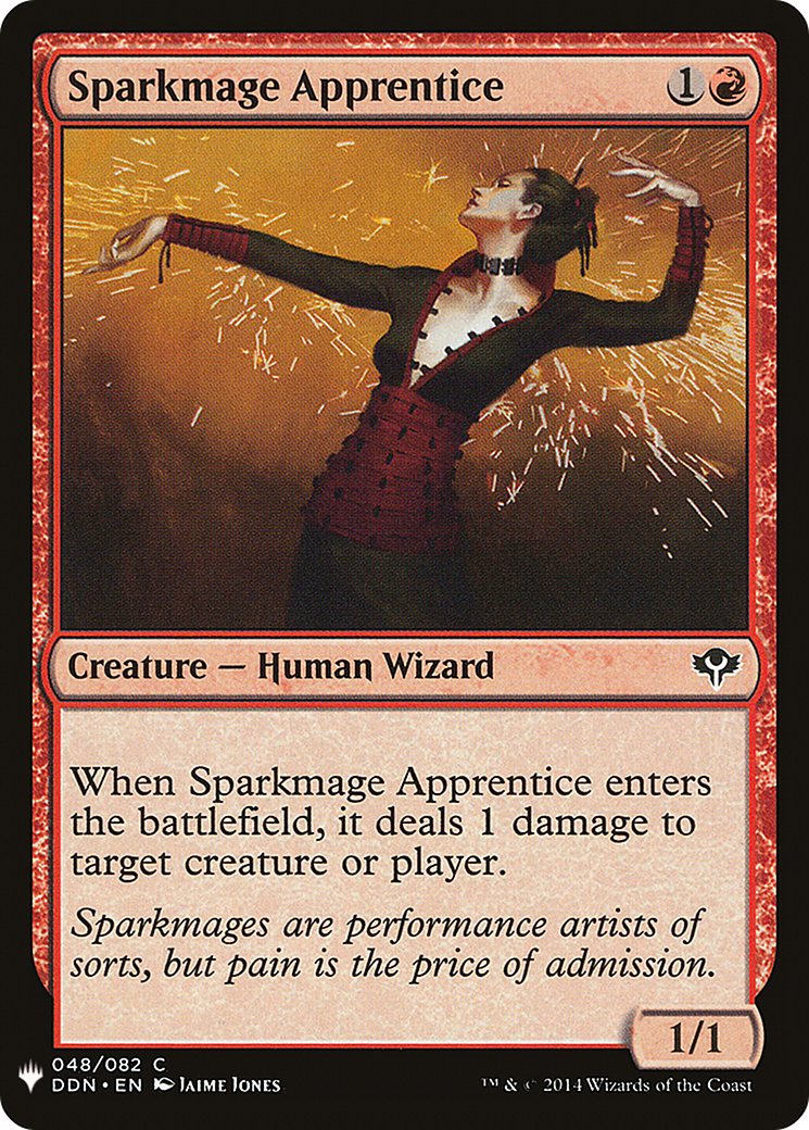 Sparkmage Apprentice (MB1-1063) - Mystery Booster - Premium MTG Single from Wizards of the Coast - Just $0.08! Shop now at Game Crave Tournament Store