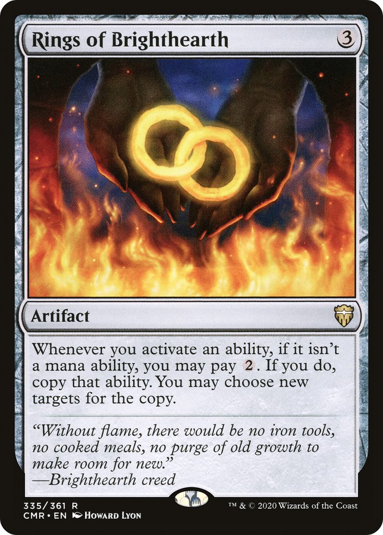 Rings of Brighthearth (CMR-335) - Commander Legends Foil - Premium MTG Single from Wizards of the Coast - Just $1.25! Shop now at Game Crave Tournament Store