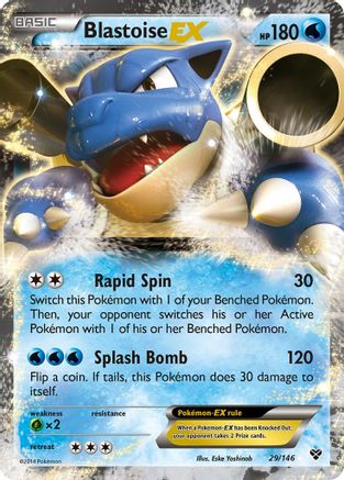 Blastoise-EX 29/146 - XY Holofoil - Premium Pokemon Single from Nintendo - Just $2.74! Shop now at Game Crave Tournament Store