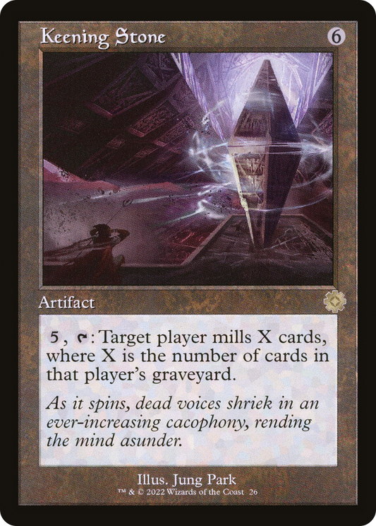 Keening Stone (BRR-026) - The Brothers' War Retro Artifacts - Premium MTG Single from Wizards of the Coast - Just $0.08! Shop now at Game Crave Tournament Store