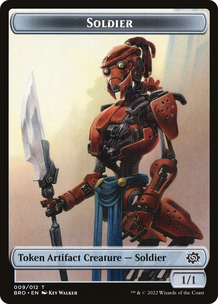 Soldier (TBRO-009) - The Brothers' War Tokens Foil - Premium MTG Single from Wizards of the Coast - Just $0! Shop now at Game Crave Tournament Store