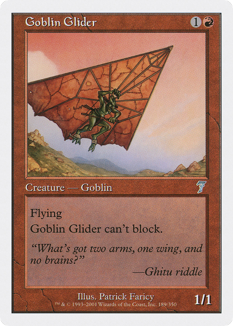 Goblin Glider (7ED-189) - Seventh Edition - Premium MTG Single from Wizards of the Coast - Just $0.08! Shop now at Game Crave Tournament Store