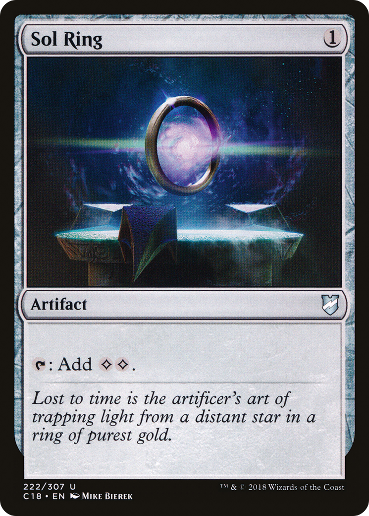 Sol Ring (C18-222) - Commander 2018 - Premium MTG Single from Wizards of the Coast - Just $0.39! Shop now at Game Crave Tournament Store