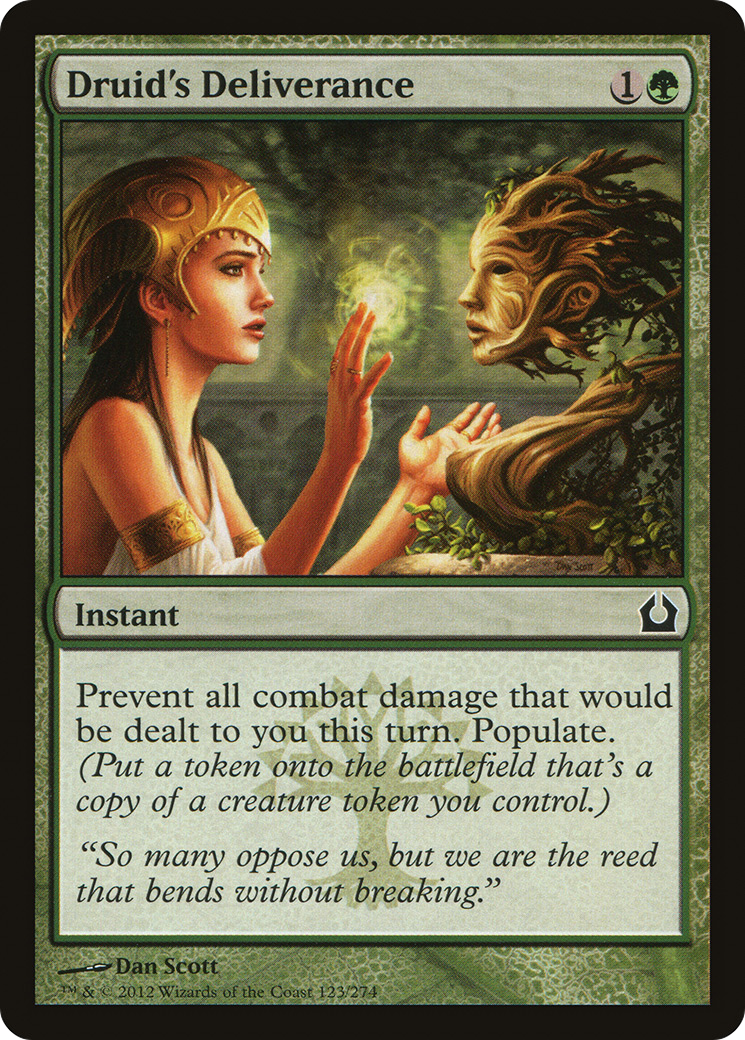 Druid's Deliverance (RTR-123) - Return to Ravnica - Premium MTG Single from Wizards of the Coast - Just $0.25! Shop now at Game Crave Tournament Store