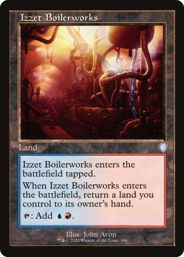 Izzet Boilerworks (BRC-188) - The Brothers' War Commander - Premium MTG Single from Wizards of the Coast - Just $0.08! Shop now at Game Crave Tournament Store