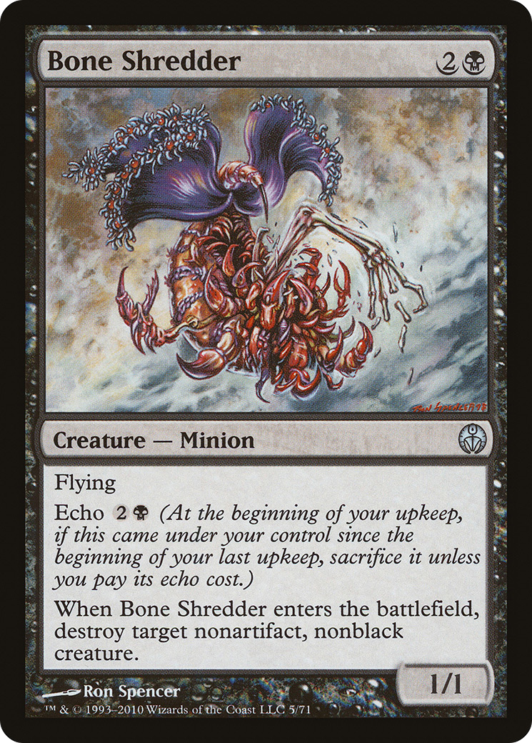 Bone Shredder (DDE-005) - Duel Decks: Phyrexia vs. the Coalition - Premium MTG Single from Wizards of the Coast - Just $0.25! Shop now at Game Crave Tournament Store