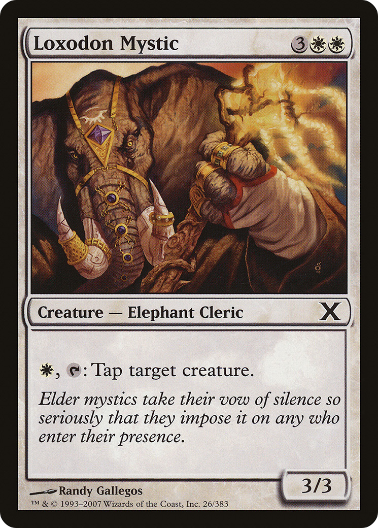 Loxodon Mystic (10E-026) - Tenth Edition - Premium MTG Single from Wizards of the Coast - Just $0.08! Shop now at Game Crave Tournament Store
