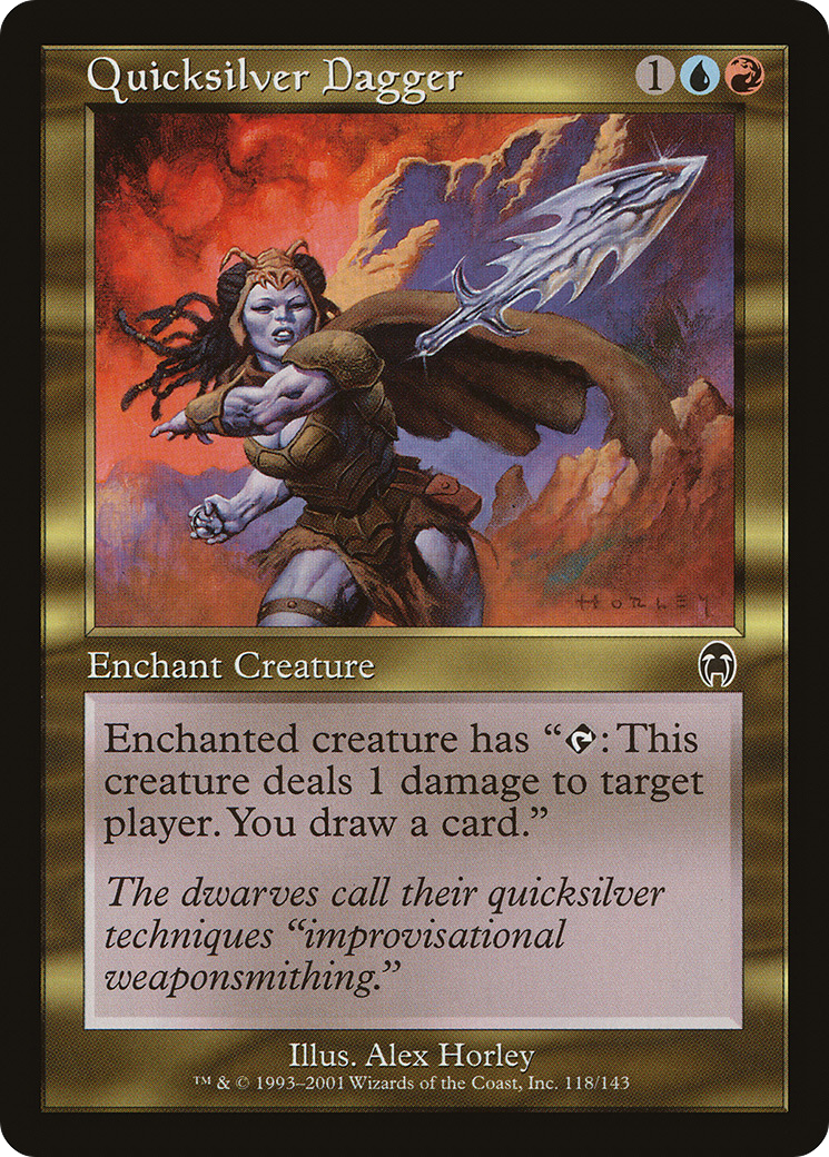Quicksilver Dagger (APC-118) - Apocalypse - Premium MTG Single from Wizards of the Coast - Just $0.08! Shop now at Game Crave Tournament Store