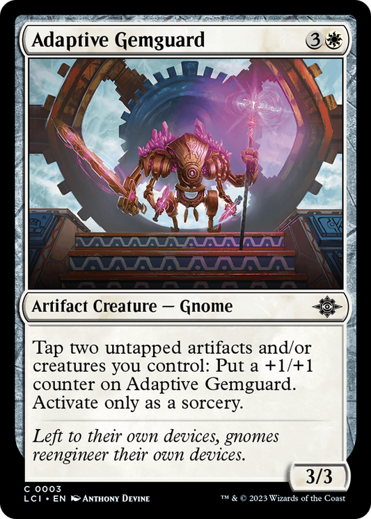 Adaptive Gemguard (LCI-003) - The Lost Caverns of Ixalan Foil - Premium MTG Single from Wizards of the Coast - Just $0.08! Shop now at Game Crave Tournament Store