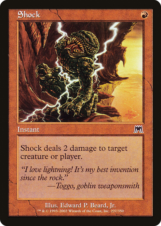 Shock (ONS-227) - Onslaught Foil - Premium MTG Single from Wizards of the Coast - Just $2.53! Shop now at Game Crave Tournament Store
