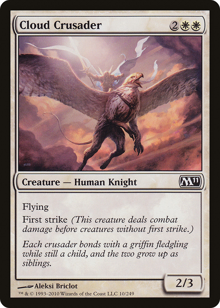 Cloud Crusader (M11-010) - Magic 2011 - Premium MTG Single from Wizards of the Coast - Just $0.25! Shop now at Game Crave Tournament Store