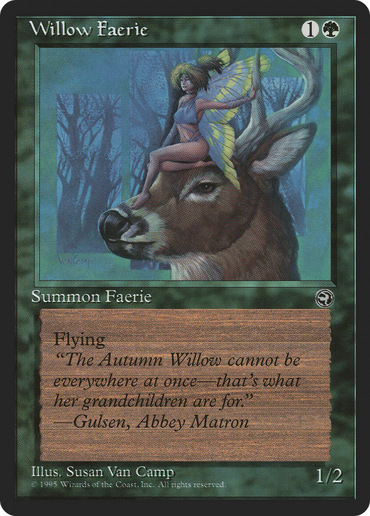 Willow Faerie (HML-99A) - Homelands - Premium MTG Single from Wizards of the Coast - Just $0.25! Shop now at Game Crave Tournament Store