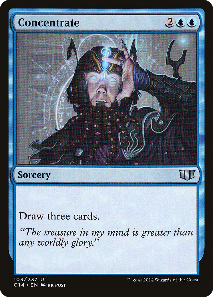 Concentrate (C14-103) - Commander 2014 - Premium MTG Single from Wizards of the Coast - Just $0.08! Shop now at Game Crave Tournament Store