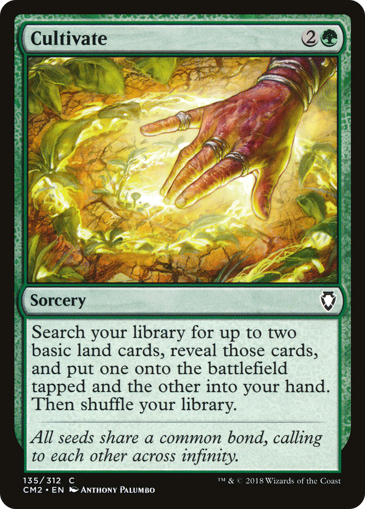 Cultivate (CM2-135) - Commander Anthology Volume II - Premium MTG Single from Wizards of the Coast - Just $0.65! Shop now at Game Crave Tournament Store