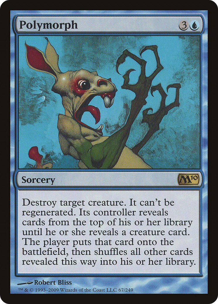 Polymorph (M10-067) - Magic 2010 - Premium MTG Single from Wizards of the Coast - Just $0.33! Shop now at Game Crave Tournament Store