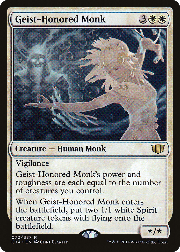 Geist-Honored Monk (C14-072) - Commander 2014 - Premium MTG Single from Wizards of the Coast - Just $0.08! Shop now at Game Crave Tournament Store