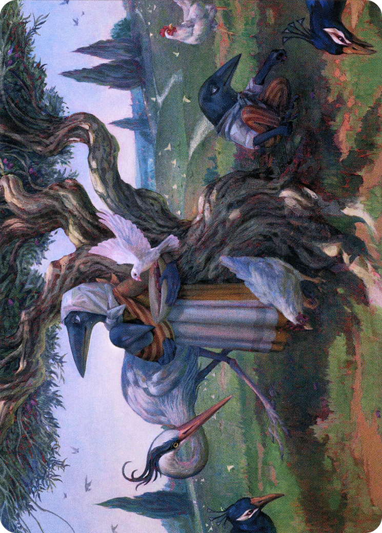 Kindred Discovery // Kindred Discovery (ACLB-029) - Battle for Baldur's Gate Art Series (Borderless) - Premium MTG Single from Wizards of the Coast - Just $0! Shop now at Game Crave Tournament Store