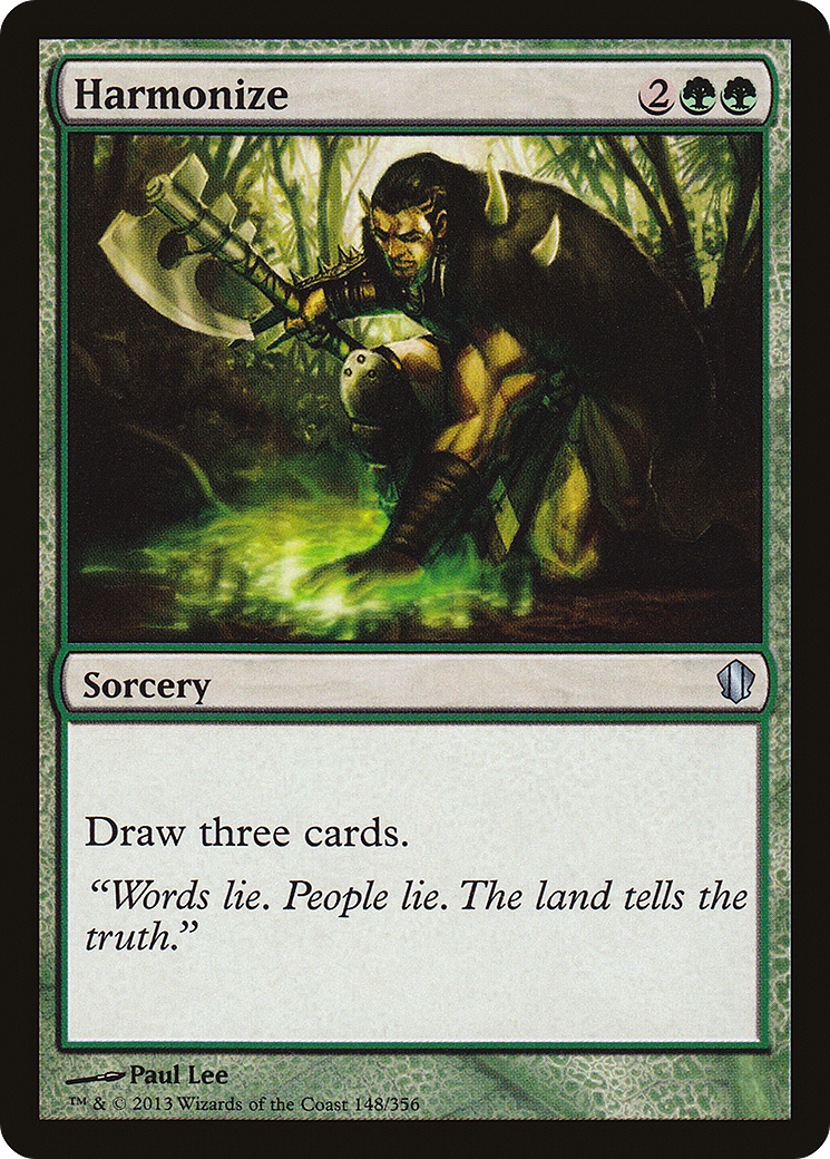 Harmonize (C13-148) - Commander 2013 - Premium MTG Single from Wizards of the Coast - Just $0.21! Shop now at Game Crave Tournament Store