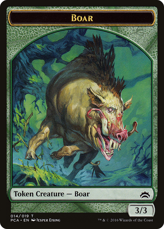 Boar (TPCA-014) - Planechase Anthology Tokens - Premium MTG Single from Wizards of the Coast - Just $0! Shop now at Game Crave Tournament Store