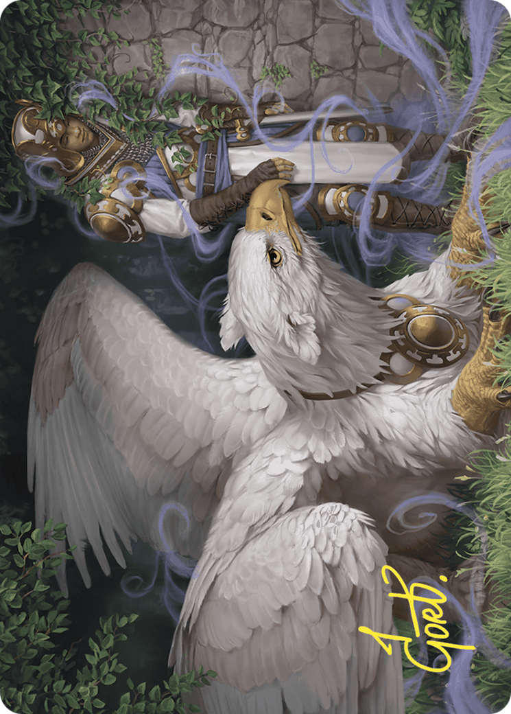 Dutiful Griffin // Dutiful Griffin (AWOE-003) - Wilds of Eldraine Art Series (Borderless) Foil - Premium MTG Single from Wizards of the Coast - Just $0! Shop now at Game Crave Tournament Store