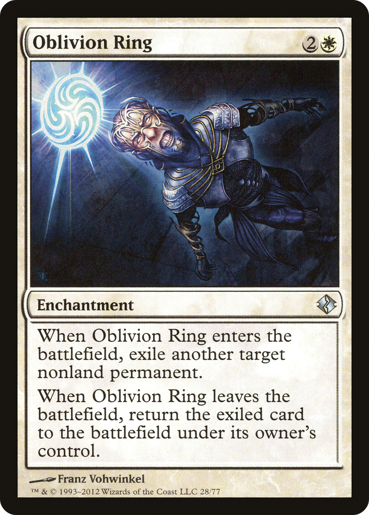 Oblivion Ring (DDI-028) - Duel Decks: Venser vs. Koth - Premium MTG Single from Wizards of the Coast - Just $0.08! Shop now at Game Crave Tournament Store