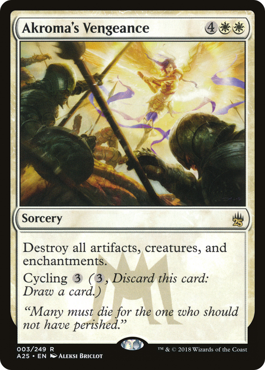 Akroma's Vengeance (A25-003) - Masters 25 - Premium MTG Single from Wizards of the Coast - Just $0.08! Shop now at Game Crave Tournament Store