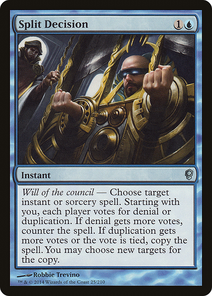 Split Decision (CNS-025) - Conspiracy Foil - Premium MTG Single from Wizards of the Coast - Just $6.38! Shop now at Game Crave Tournament Store