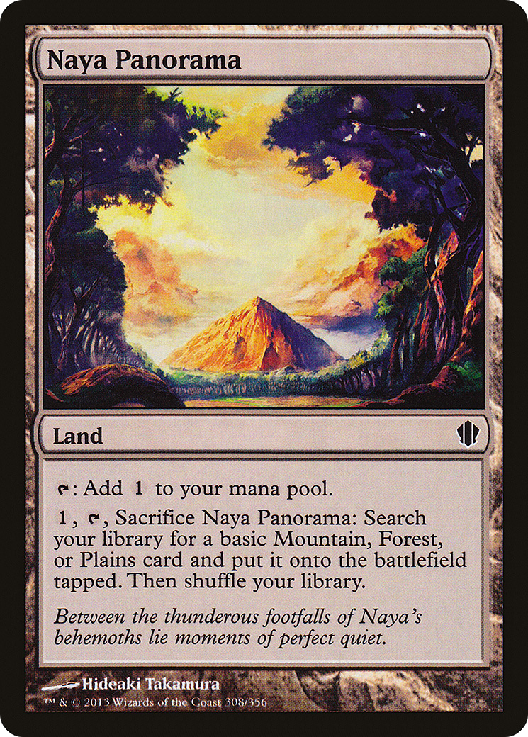 Naya Panorama (C13-308) - Commander 2013 - Premium MTG Single from Wizards of the Coast - Just $0.25! Shop now at Game Crave Tournament Store