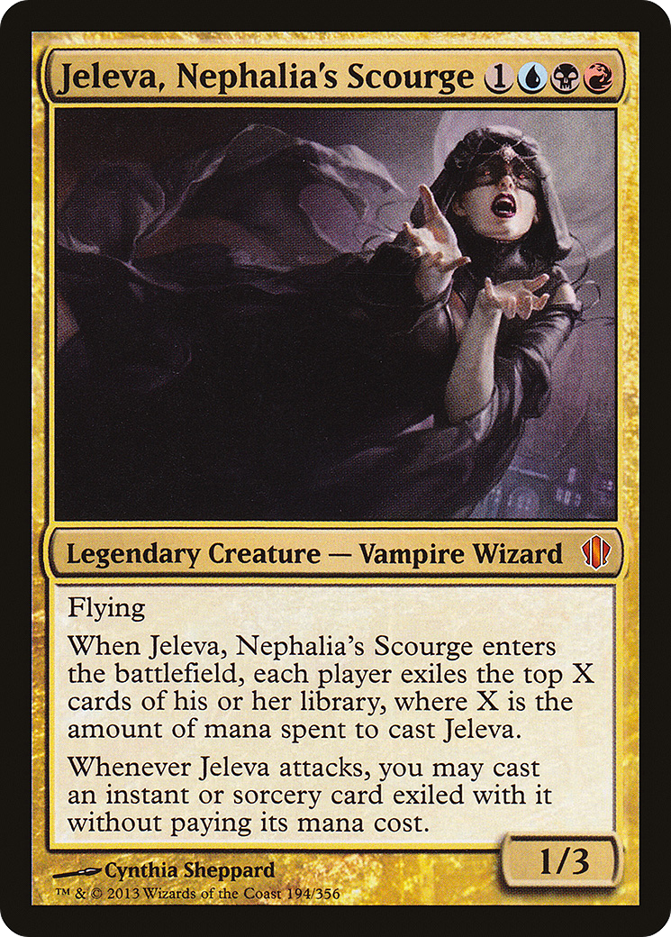 Jeleva, Nephalia's Scourge (C13-194) - Commander 2013 - Premium MTG Single from Wizards of the Coast - Just $0.23! Shop now at Game Crave Tournament Store