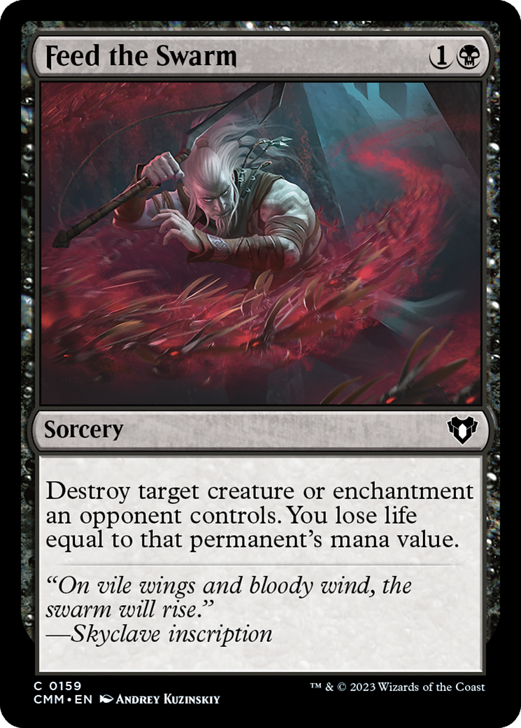 Feed the Swarm (CMM-159) - Commander Masters - Premium MTG Single from Wizards of the Coast - Just $0.08! Shop now at Game Crave Tournament Store