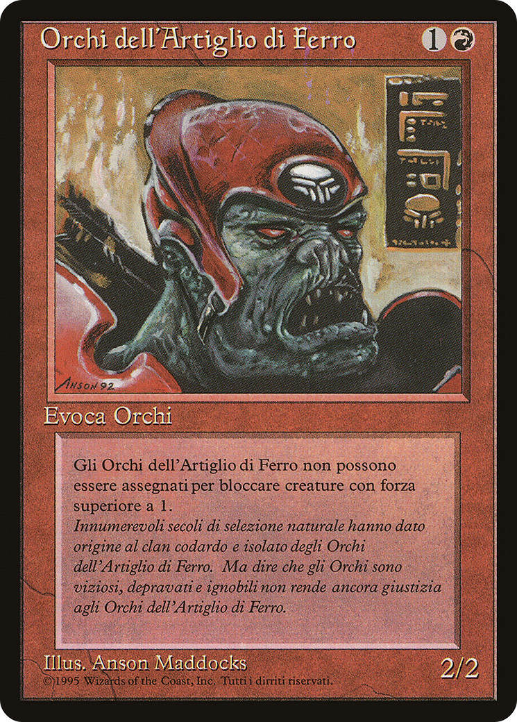 Ironclaw Orcs (RIN-082) - Rinascimento - Premium MTG Single from Wizards of the Coast - Just $0! Shop now at Game Crave Tournament Store