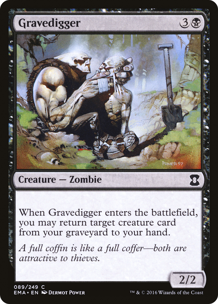 Gravedigger (EMA-089) - Eternal Masters - Premium MTG Single from Wizards of the Coast - Just $0.25! Shop now at Game Crave Tournament Store
