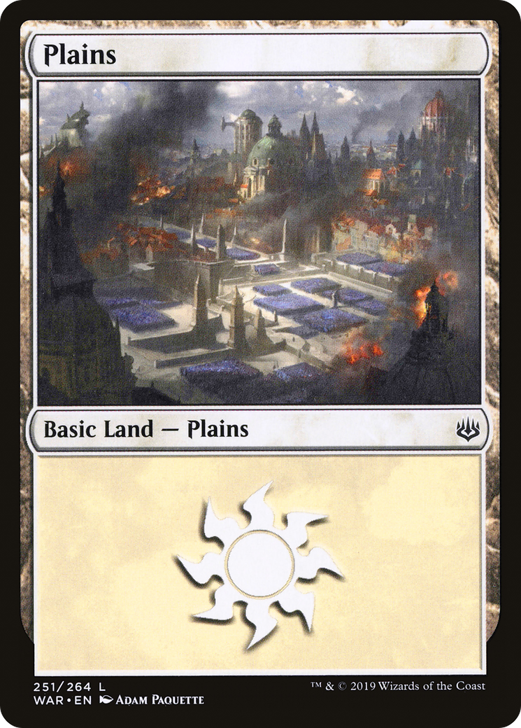 Plains (WAR-251) - War of the Spark Foil - Premium MTG Single from Wizards of the Coast - Just $0.36! Shop now at Game Crave Tournament Store