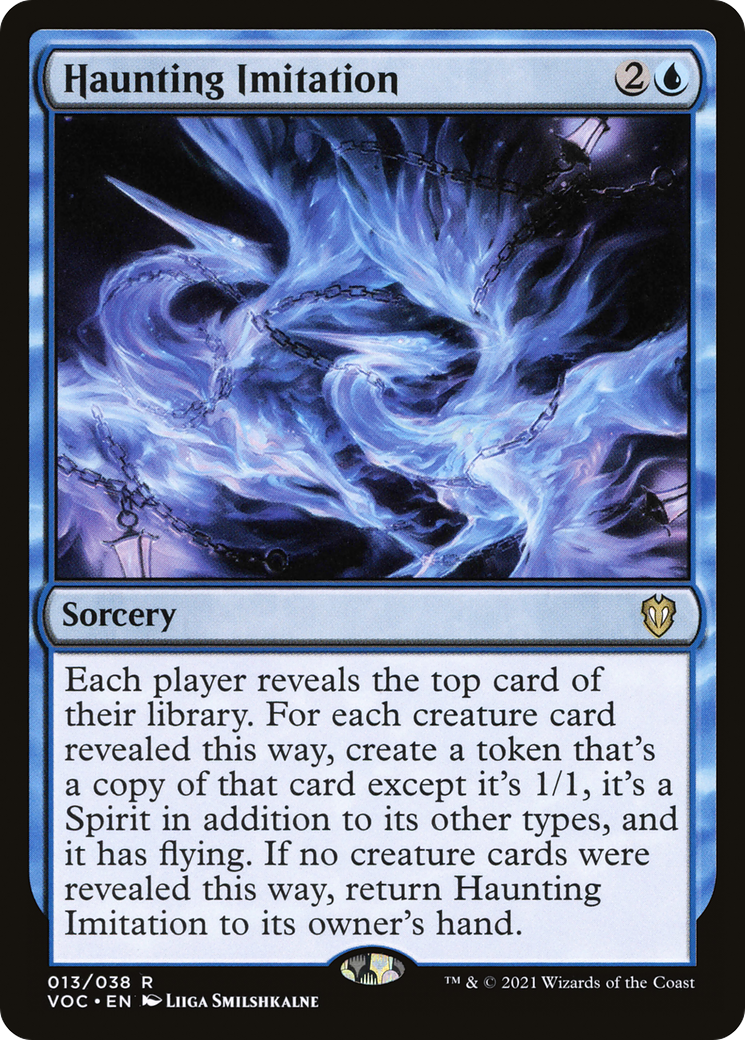 Haunting Imitation (VOC-013) - Crimson Vow Commander - Premium MTG Single from Wizards of the Coast - Just $0.08! Shop now at Game Crave Tournament Store