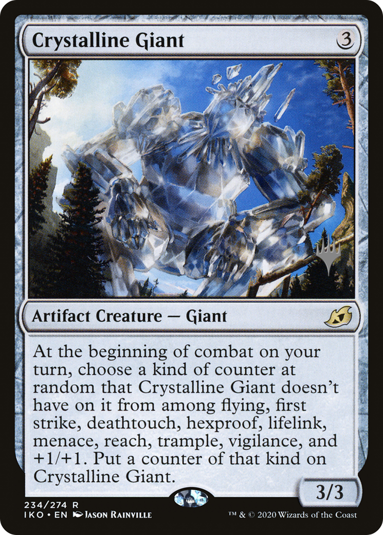 Crystalline Giant (PIKO-234P) - Ikoria: Lair of Behemoths Promos - Premium MTG Single from Wizards of the Coast - Just $0.22! Shop now at Game Crave Tournament Store