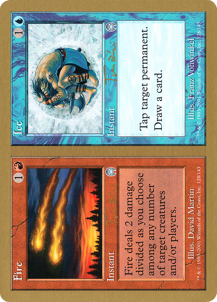 Fire // Ice (WC01-JT128) - World Championship Decks 2001 - Premium MTG Single from Wizards of the Coast - Just $0.12! Shop now at Game Crave Tournament Store