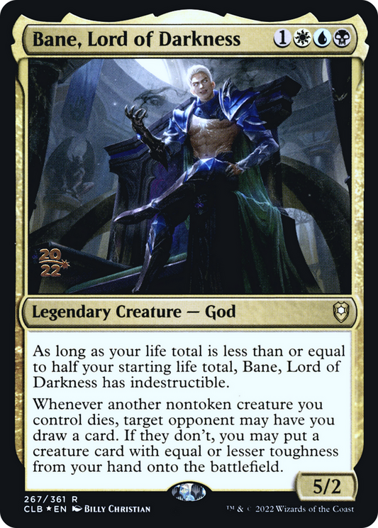 Bane, Lord of Darkness (PCLB-267S) - Battle for Baldur's Gate Promos Foil - Premium MTG Single from Wizards of the Coast - Just $0.42! Shop now at Game Crave Tournament Store