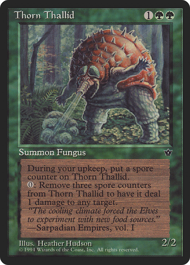 Thorn Thallid (FEM-80B) - Fallen Empires - Premium MTG Single from Wizards of the Coast - Just $0.08! Shop now at Game Crave Tournament Store