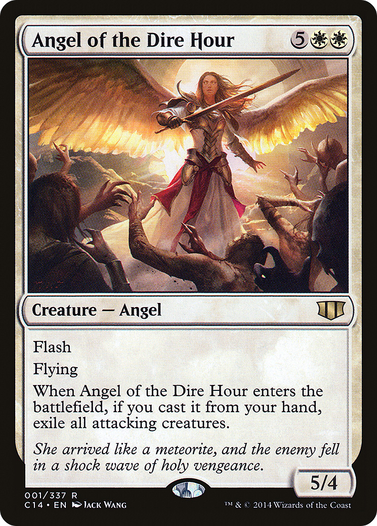 Angel of the Dire Hour (C14-001) - Commander 2014 - Premium MTG Single from Wizards of the Coast - Just $0.45! Shop now at Game Crave Tournament Store