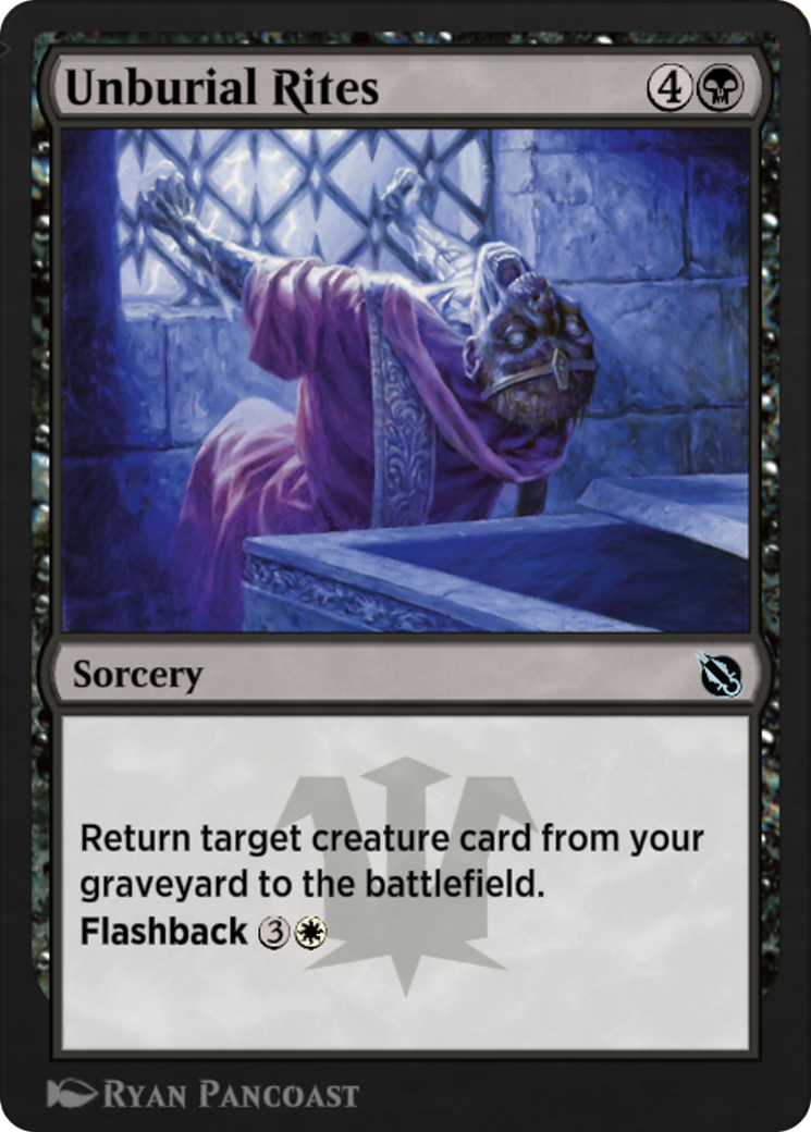 Unburial Rites (SIS-036) - Shadows of the Past - Premium MTG Single from Wizards of the Coast - Just $0! Shop now at Game Crave Tournament Store