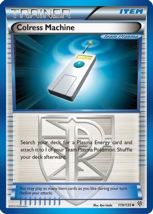 Colress Machine 119/135 - Plasma Storm Reverse Holofoil - Premium Pokemon Single from Nintendo - Just $1.46! Shop now at Game Crave Tournament Store