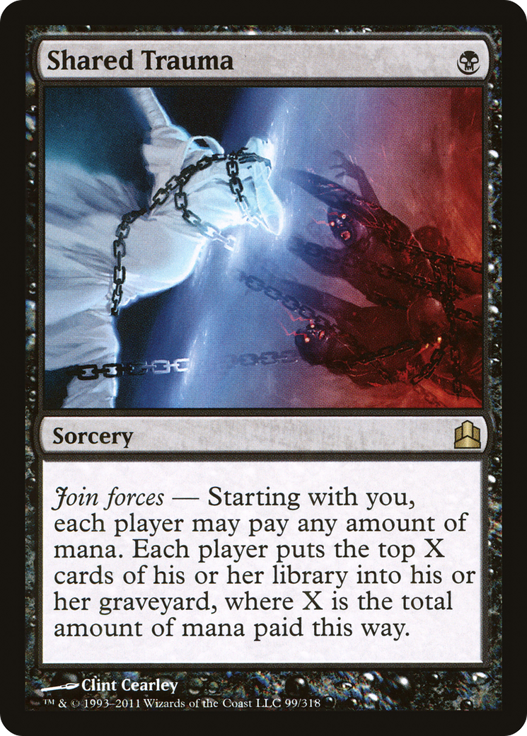 Shared Trauma (CMD-099) - Commander 2011 - Premium MTG Single from Wizards of the Coast - Just $0.08! Shop now at Game Crave Tournament Store