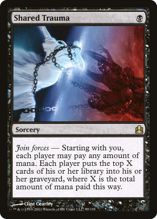 Shared Trauma (CMD-099) - Commander 2011 - Premium MTG Single from Wizards of the Coast - Just $0.08! Shop now at Game Crave Tournament Store