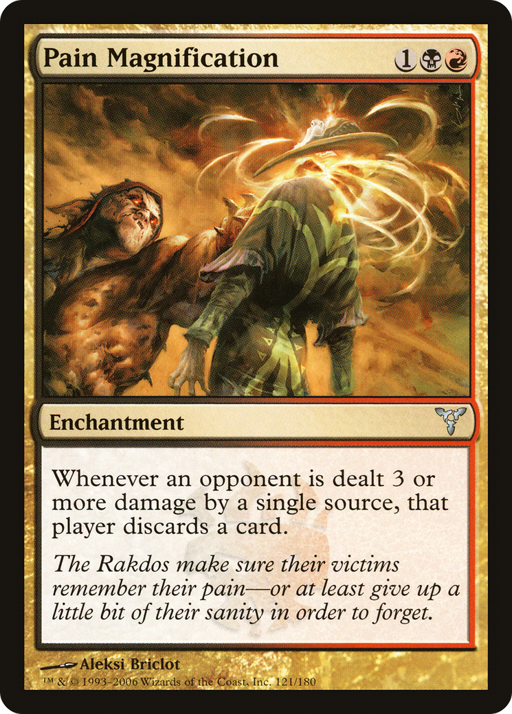 Pain Magnification (DIS-121) - Dissension Foil - Premium MTG Single from Wizards of the Coast - Just $1.43! Shop now at Game Crave Tournament Store