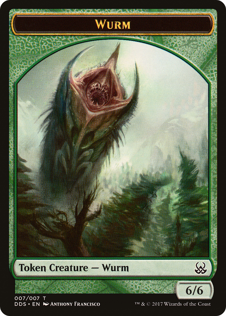 Wurm (TDDS-007) - Duel Decks: Mind vs. Might Tokens - Premium MTG Single from Wizards of the Coast - Just $0.42! Shop now at Game Crave Tournament Store