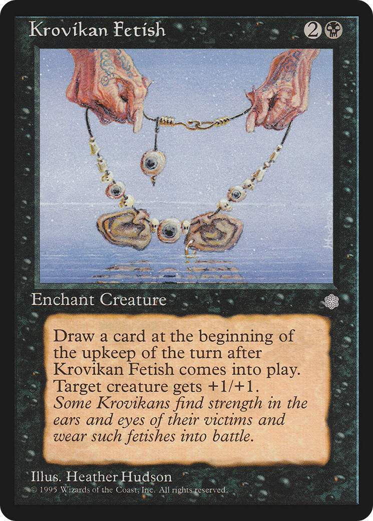 Krovikan Fetish (ICE-140) - Ice Age - Premium MTG Single from Wizards of the Coast - Just $0.08! Shop now at Game Crave Tournament Store